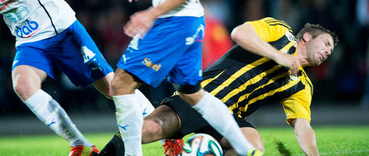 IFK Hässleholms Daniel Engel i matchen i division 3 mellan