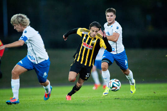 Hässleholms Karim Al-Asi i matchen i division 3 mellan IFK