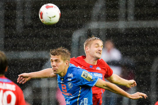 Halmstads Mikael Boman och Helsingborgs Johan Mårtensson