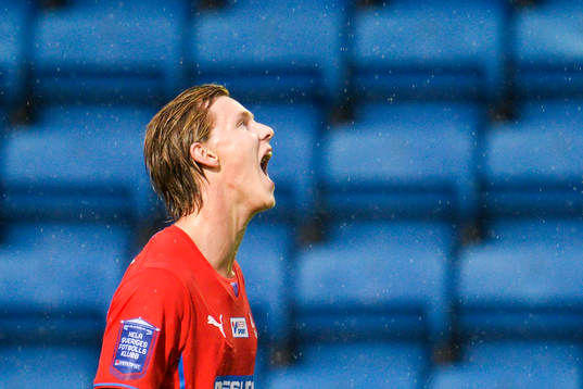 Helsingborgs Emil Krafth deppar