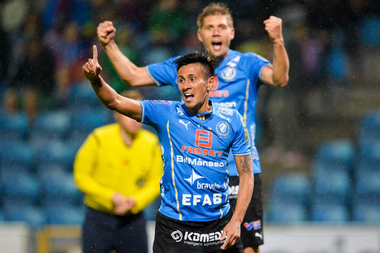 Halmstads Antonio Rojas jublar