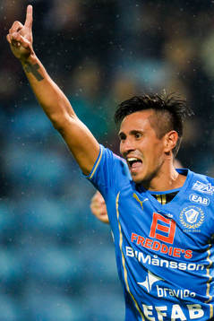 Halmstads Antonio Rojas jublar