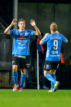 Halmstads Mikael Boman  jublar
