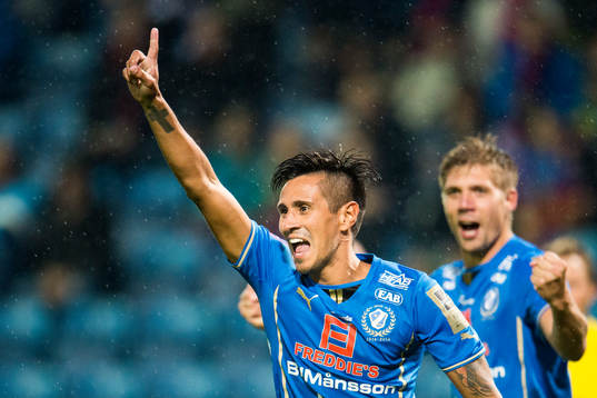 Halmstads Antonio Rojas jublar