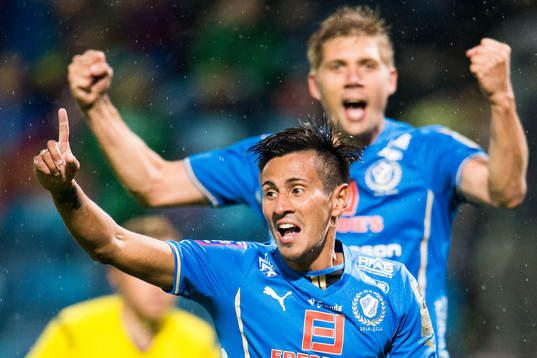 Halmstads Antonio Rojas jublar