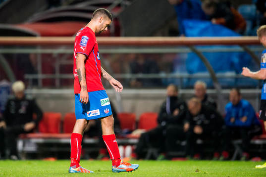 Helsingborgs Victor Palsson deppar