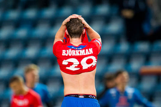 Helsingborgs Jesper Björkman deppar