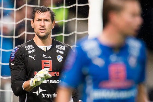 Halmstads målvakt Stojan Lukic