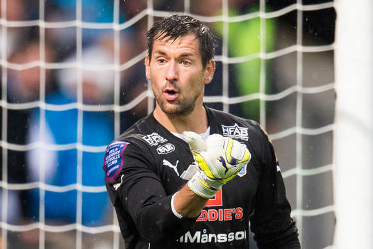 Halmstads målvakt Stojan Lukic