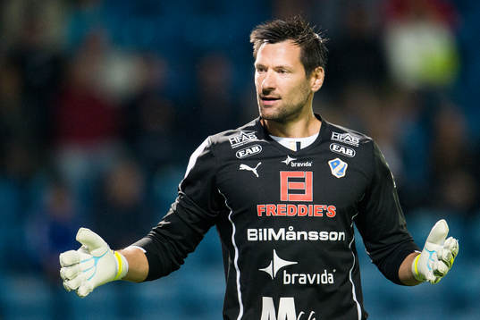Halmstads målvakt Stojan Lukic