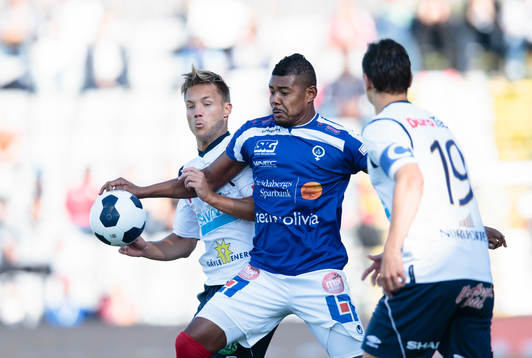 Gefles Anders Wikström (v) och Gefles Marcus Hansson (h)