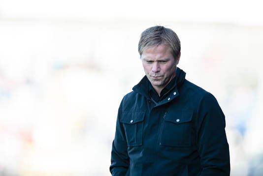 Gefles tränare Roger Sandberg ser fundersam ut