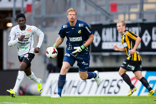 Häckens målvakt Christoffer Källqvist