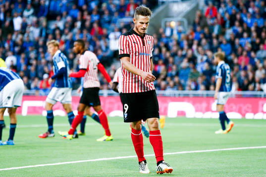 Malmö FFs Markus Rosenberg deppar