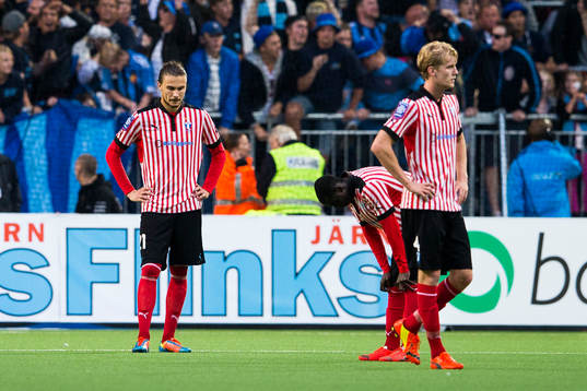 Malmö FFs Erik Johansson deppar