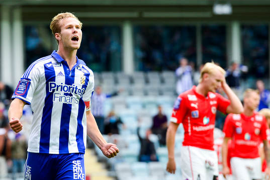 IFK Göteborgs Gustav Engvall jublar