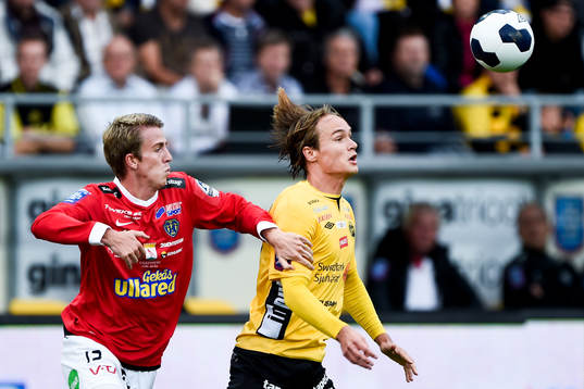 Falkenbergs Adam Eriksson och Elfsborgs Viktor Prodell