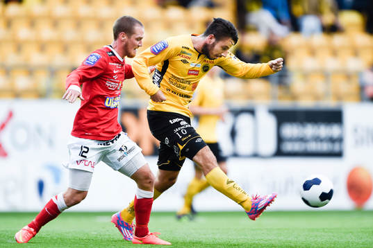 Falkenbergs Christoffer Carlsson och Elfsborgs Mikkel