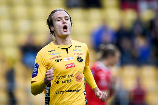 Elfsborgs Viktor Prodell jublar