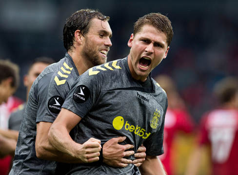 [DK=20140831: Johan Elmander og Fredrik Semb, BIF, jubler
