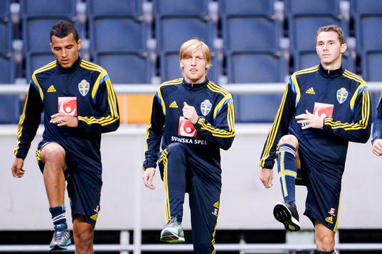 Nabil Bahoui, Emil Forsberg och Branimir Hrgota