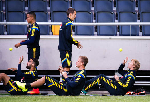 Jimmy Durmaz, Martin Olsson, Branimir Hrgota, Johan Dahlin