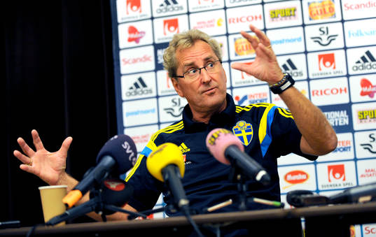 Sveriges förbundskapten Erik Hamrén