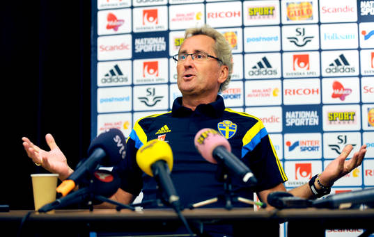 Sveriges förbundskapten Erik Hamrén