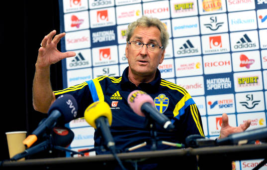 Sveriges förbundskapten Erik Hamrén