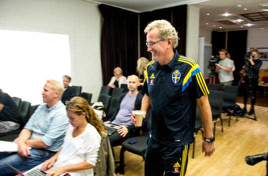 Sveriges förbundskapten Erik Hamrén