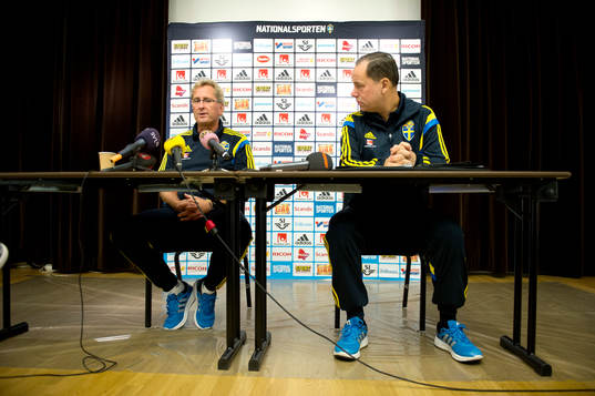 Sveriges förbundskapten Erik Hamrén