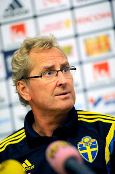 Sveriges förbundskapten Erik Hamrén
