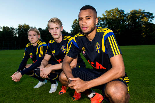 Malmö FFs trio i truppen, Simon Kroon, Filip Helander och