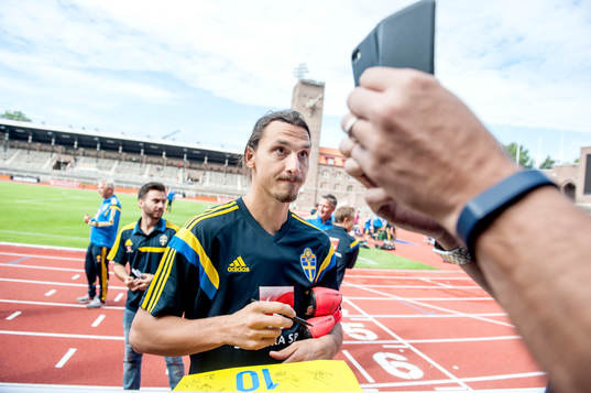 Sveriges Zlatan Ibrahimovic