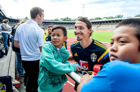 Sveriges Zlatan Ibrahimovic