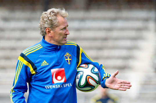 Sveriges förbundskapten Erik Hamrén