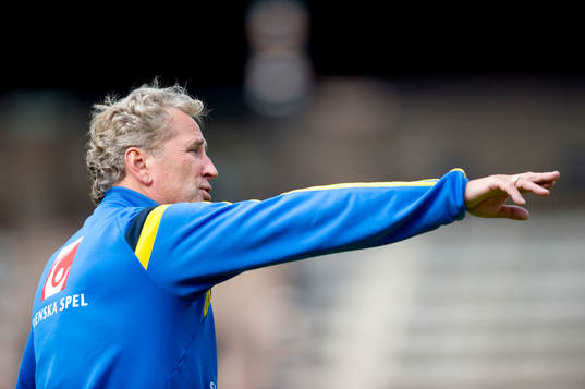 Sveriges förbundskapten Erik Hamrén