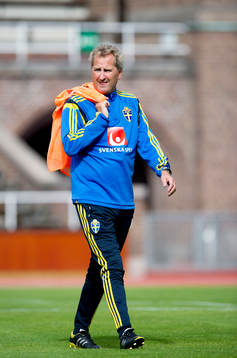 Sveriges förbundskapten Erik Hamrén
