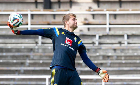 Sveriges målvakt målvakt Kristoffer Nordfeldt