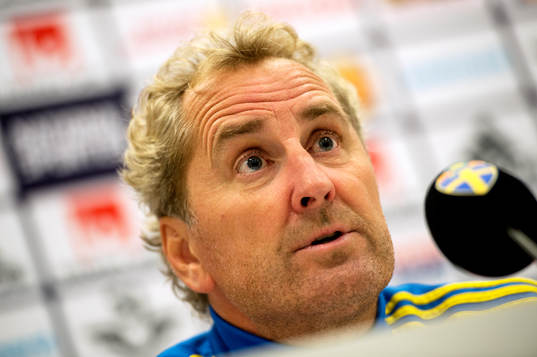 Sveriges förbundskapten Erik Hamrén