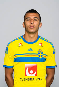 Sveriges fotbollsspelare Nabil Bahoui