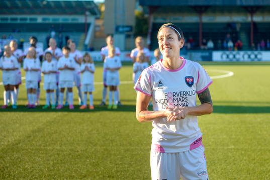 Rosengårds Therese Sjögran firas för att ha passerat 400