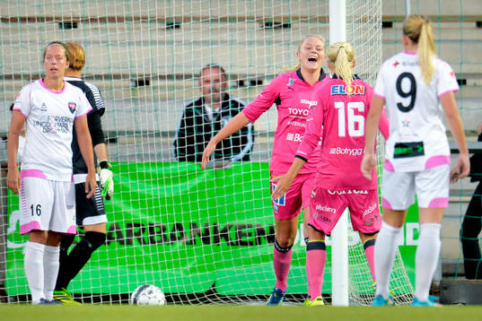 Linköpings Fridolina Rolfö jublar
