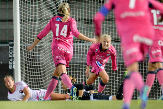 Linköpings Pernille Harder jublar
