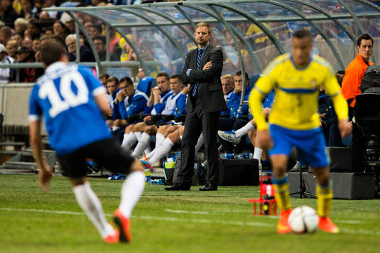 Estlands förbundskapten Magnus Pehrsson
