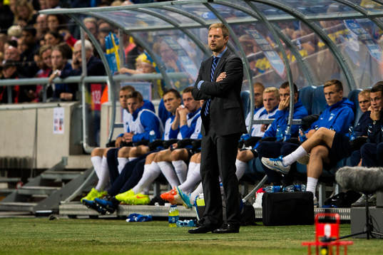 Estlands förbundskapten Magnus Pehrsson