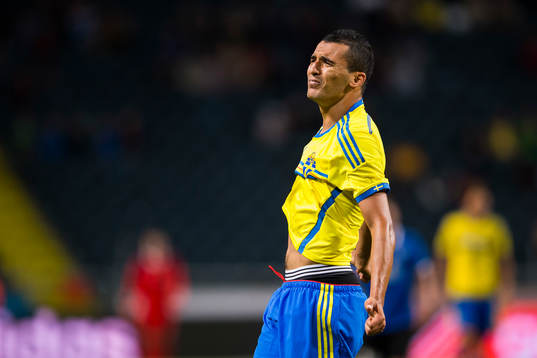 Sveriges Nabil Bahoui reagerar
