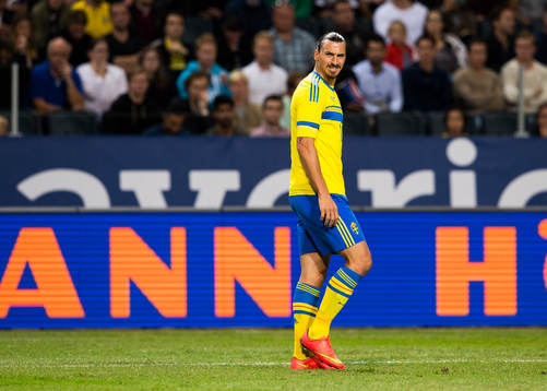 Sveriges Zlatan Ibrahimovic