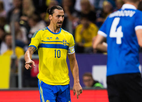 Sveriges Zlatan Ibrahimovic