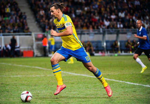 Sveriges Zlatan Ibrahimovic